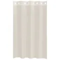 Rideaux en voile avec œillets 2 pcs crème 140x175 cm