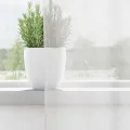 Rideaux en voile avec œillets 2 pcs blanc