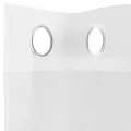 Rideaux en voile avec œillets 2 pcs blanc