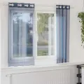 Rideaux en voile avec œillets 2 pcs bleu royal