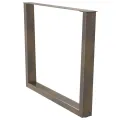 Pieds de table à manger forme de V 3 pcs 100x(72-73,3) cm acier