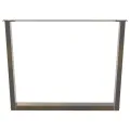 Pieds de table à manger forme de V 3 pcs 100x(72-73,3) cm acier