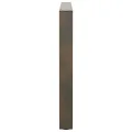 Pieds de table à manger forme de V 3 pcs 100x(72-73,3) cm acier