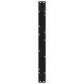Pieds de table à manger 2 pcs noir 90x(72-73,3) cm acier