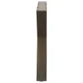 Pieds de table basse 2pcs acier naturel 60x(42-43,3)cm