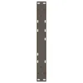 Pieds de table basse 2pcs acier naturel 60x(42-43,3)cm