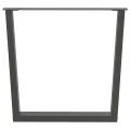 Pieds de table à manger forme de V 2 pcs 90x(72-73,3) cm acier