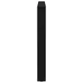 Pieds de table à manger forme de V 2 pcs noir 100x(72-73,3) cm