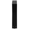 Pieds de table basse 2 pcs noir 40x(30-31,3) cm acier