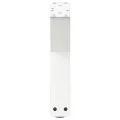 Pieds de table basse 2 pcs blanc 30x(30-31,3) cm acier