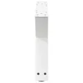 Pieds de table basse 2 pcs blanc 60x(30-31,3) cm acier