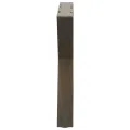 Pieds de table basse 2pcs acier naturel 50x(42-43,3)cm