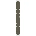 Pieds de table basse 2pcs acier naturel 50x(42-43,3)cm