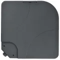 Base de parasol portable Sable/Eau 60 L