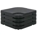 Base de parasol portable Sable/Eau 60 L