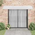Auvent de porte Gris 300x100 cm Polycarbonate