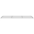 Auvent de porte Gris 300x100 cm Polycarbonate