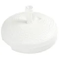 Socle de parasol rempli de sable/d'eau 20 L Plastique rotin