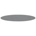 Bâche de piscine gris clair Ø306 cm géotextile polyester