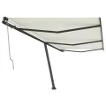 Auvent automatique sur pied 600x350 cm Crème