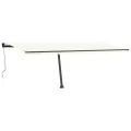Auvent automatique sur pied 600x350 cm Crème
