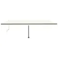 Auvent automatique sur pied 600x350 cm Crème