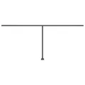 Auvent automatique sur pied 500x300 cm Jaune/Blanc