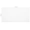 Protecteur de table transparent 120x60 cm 2 mm PVC