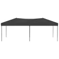 Tente de réception pliable Anthracite 3x6 m