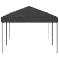 Tente de réception pliable Anthracite 3x6 m