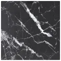 Dessus de table noir 30x30 cm 6 mm verre trempé design marbre