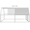 Poulailler d'extérieur 3x4x2 m Acier galvanisé