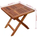 Chaise longue avec table Bois d'acacia solide