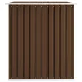 Abri de stockage pour jardin Marron 257x205x178 cm Acier