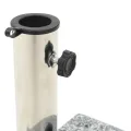 Socle de parasol Granite courbe 10 kg Gris