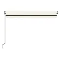 Auvent automatique avec capteur de vent et LED 450x350 cm Crème