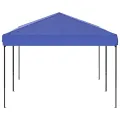 Tente de réception pliable Bleu 3x6 m