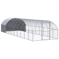 Poulailler d'extérieur 3x10x2 m Acier galvanisé