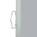 Auvent latéral rétractable de patio 100x300 cm Gris