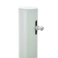 Auvent latéral rétractable de patio 100x300 cm Gris