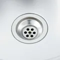 Jeu d'évier de cuisine et égouttoir argenté 800x600x155 mm inox