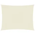 Voile de parasol Tissu Oxford rectangulaire 4x6 m crème