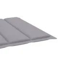 Chaise longue de jardin avec coussin Bois d'acacia solide