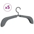 Cintres extensibles 5 pcs Gris