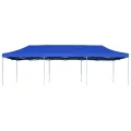 Tente de réception pliable 3x9 m Bleu