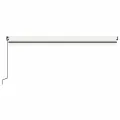 Auvent rétractable automatique 500x350 cm Crème