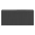 Abri de jardin Anthracite 192x440x223 cm Acier galvanisé