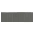 Abri de jardin Gris clair 192x689x223 cm Acier galvanisé