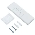 Auvent automatique capteur de vent et LED 6x3,5m Jaune et blanc