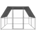 Poulailler d'extérieur 3x4x2 m Acier galvanisé
